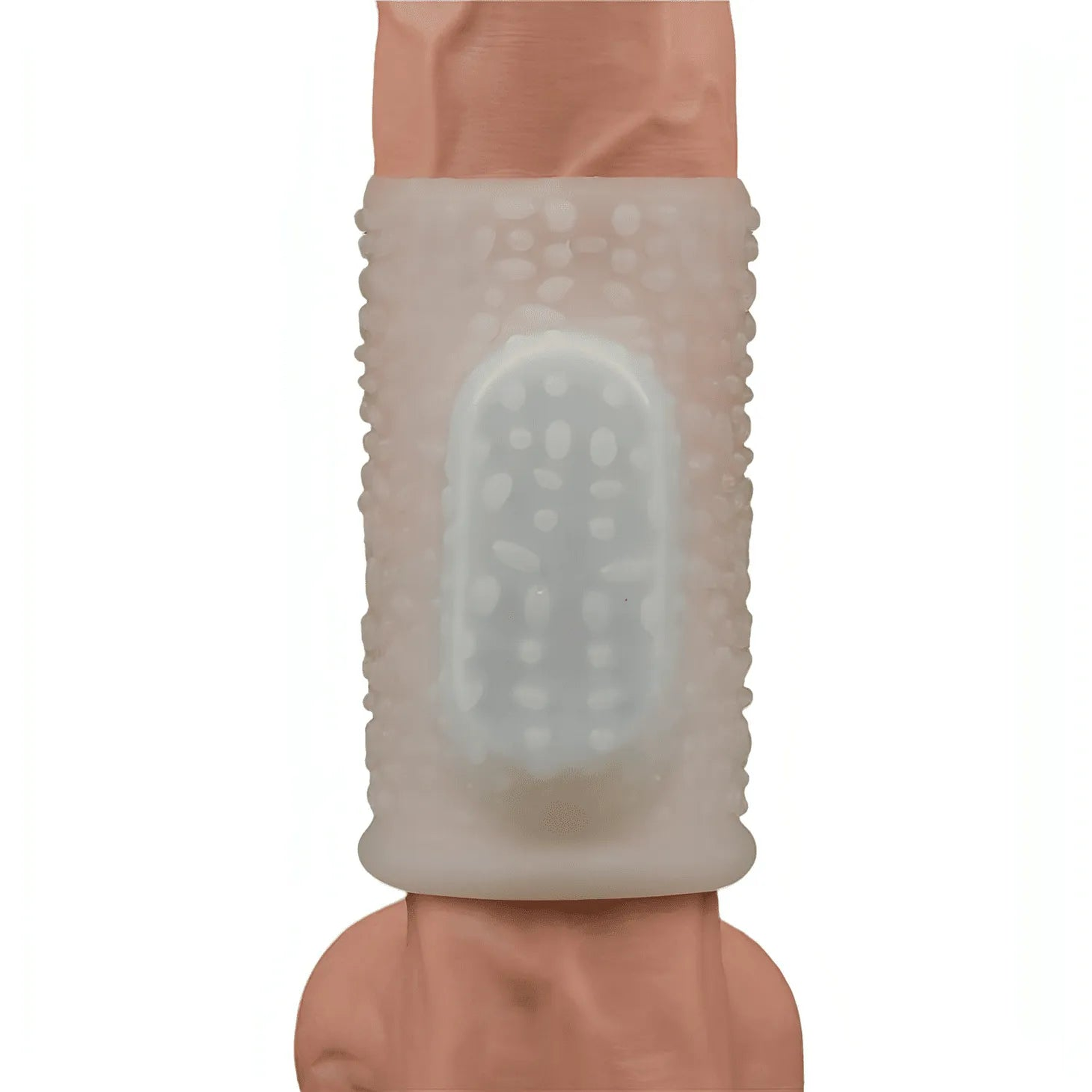 Vibrating Clouds Knights Guaina Fallica Stimolante con Vibrazione - Bianco