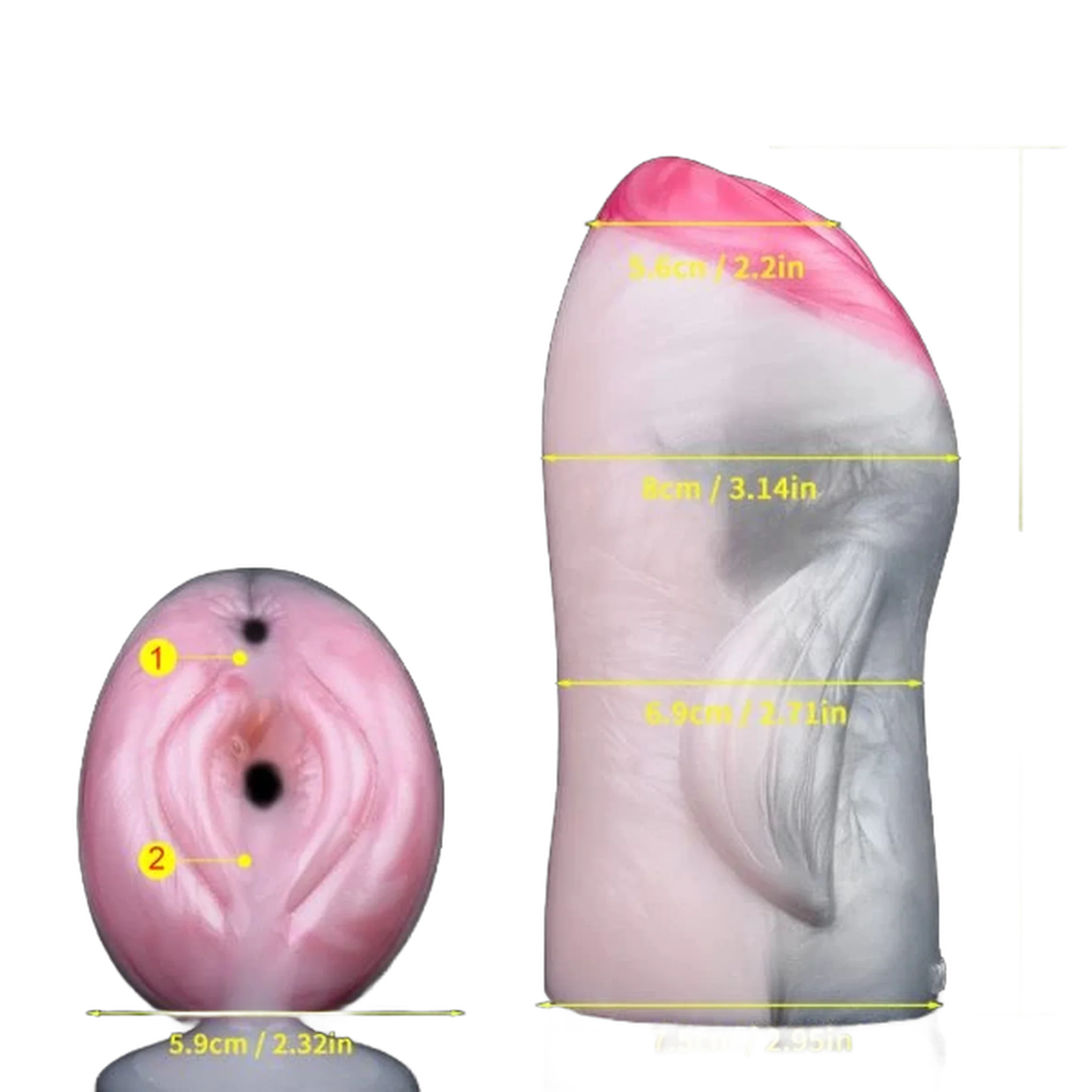Vibrating and non-vibrating masturbators