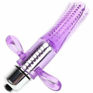 Vibratore Da Dita Morbido Con Rilievi Stimolanti
