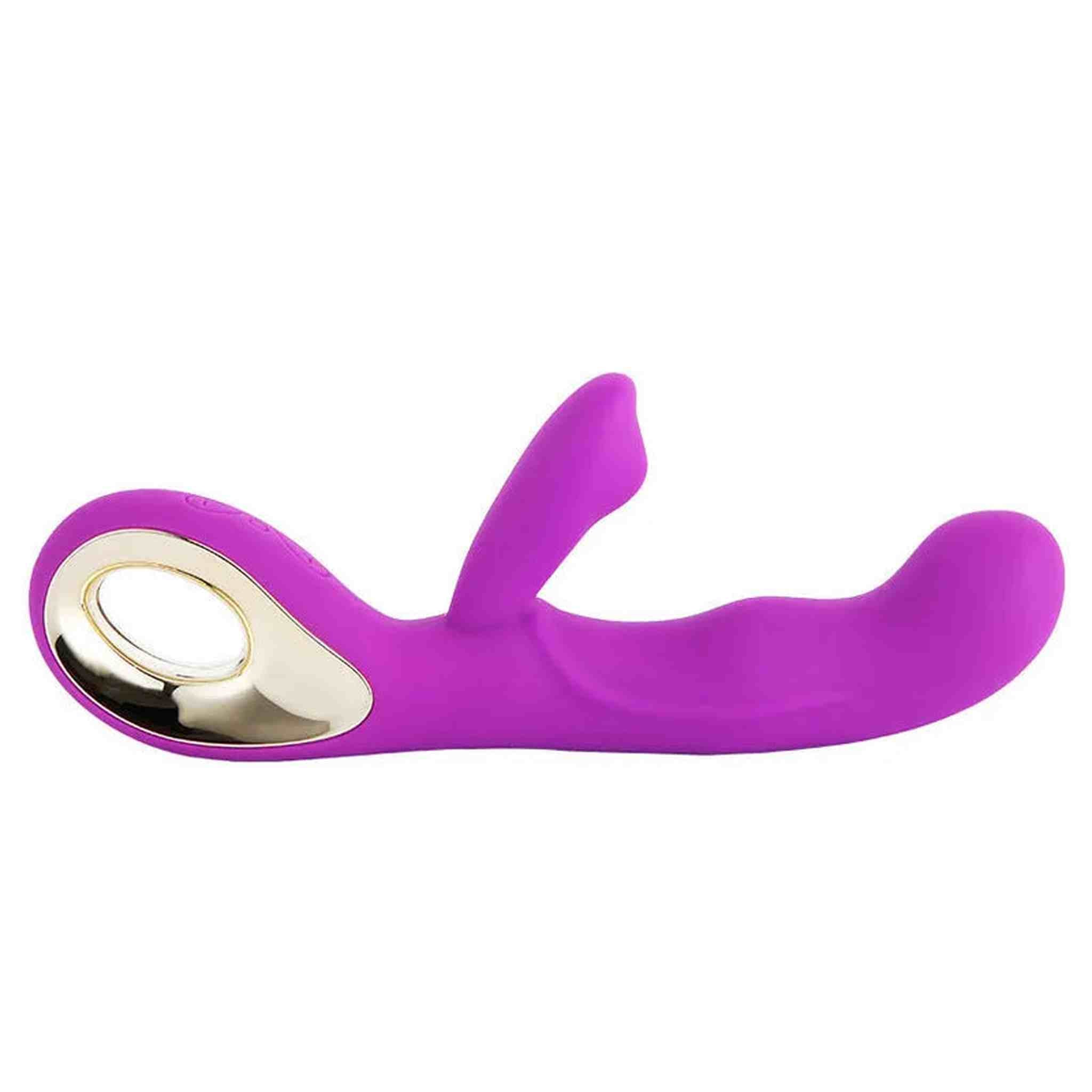 Vibratore Rabbit in Silicone Con Anello Viola