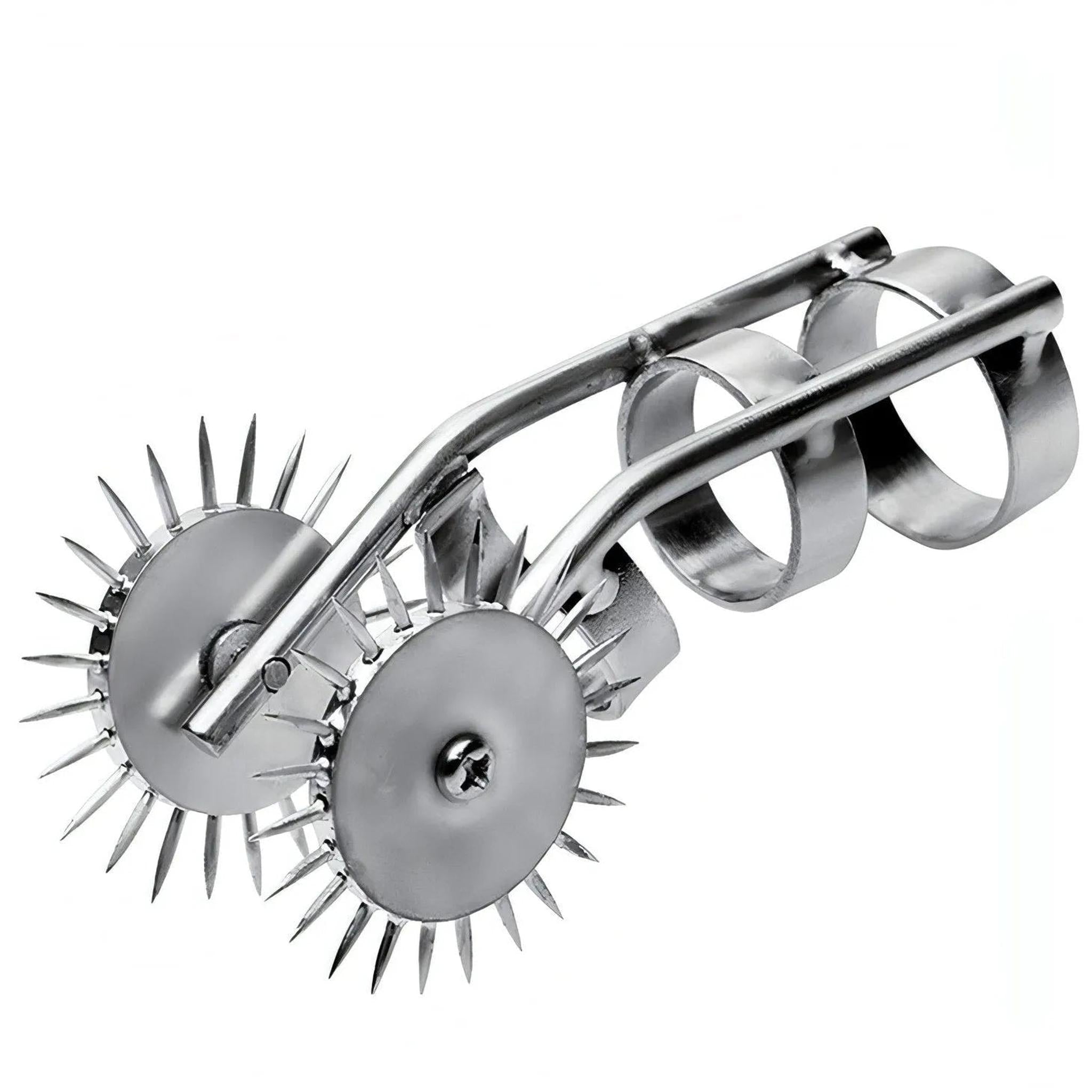 Wartenberg Wheel da dita con doppia girandola