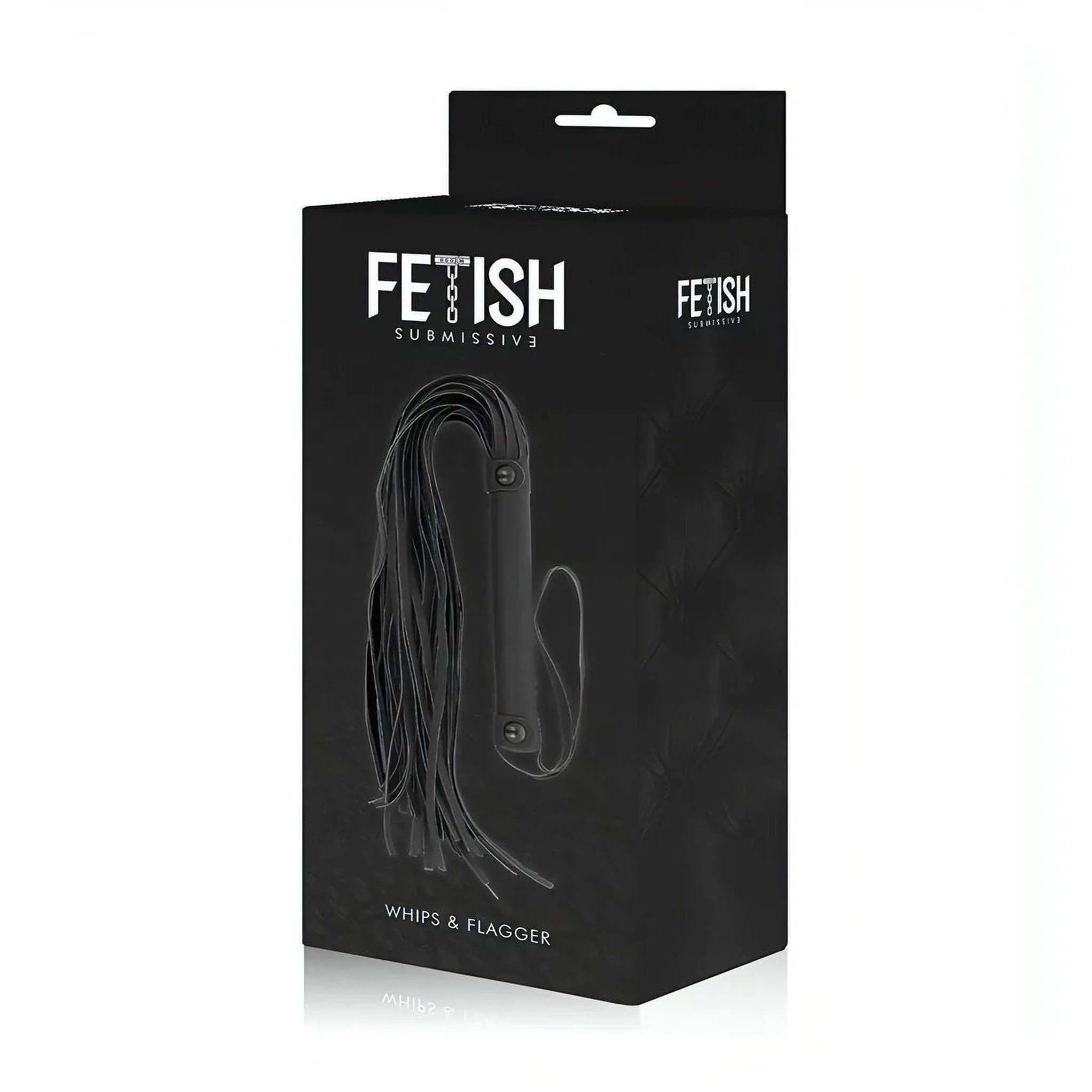 Whips & Flogger Black - Made with Vegan Leather