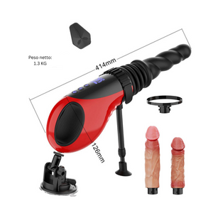 Wireless Portable Fuck Machine Pro 2.0 - Set di 3 Dildo Intercambiabili