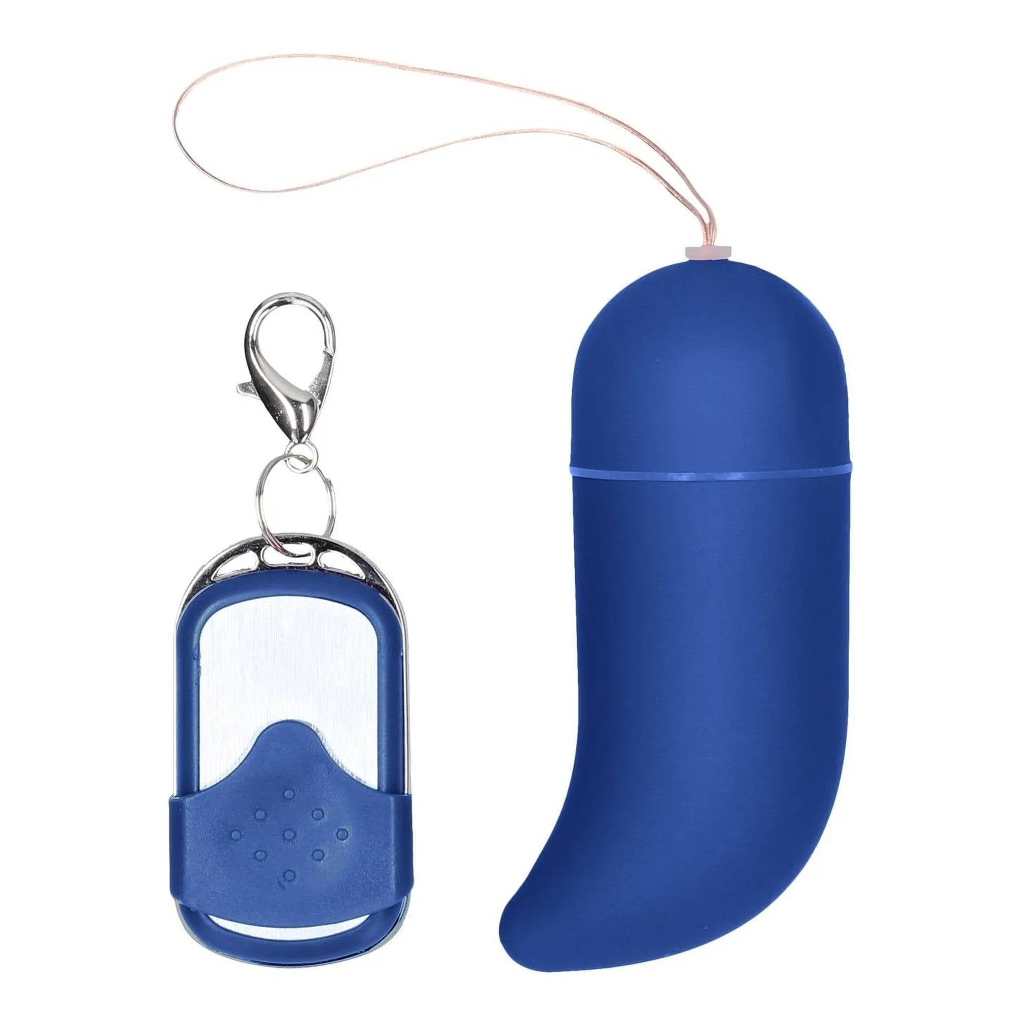 Wireless Vibrating G-Spot Egg - Big - Blue