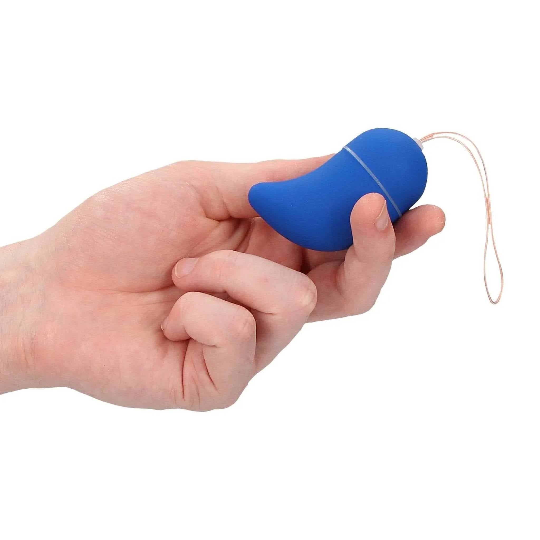 Wireless Vibrating G-Spot Egg - Small - Blue