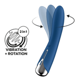 Satisfyer Spinning Vibe 1 blu: vibratore rotante punto G