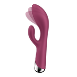 Satisfyer Spinning Rabbit 1 rosso: vibratore rabbit rotante
