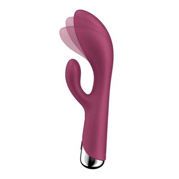 Satisfyer Spinning Rabbit 1 rosso: vibratore rabbit rotante