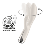 Satisfyer Spinning Rabbit 1 beige: vibratore rabbit rotante