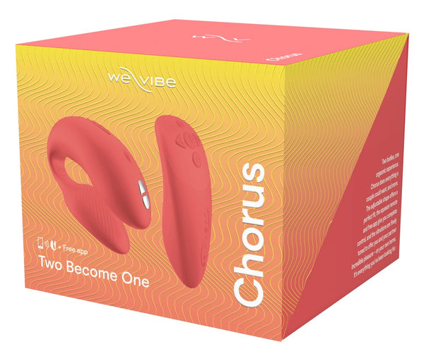 We-Vibe Chorus: vibratore di coppia con telecomando a pressione, Corallo, foto 3
