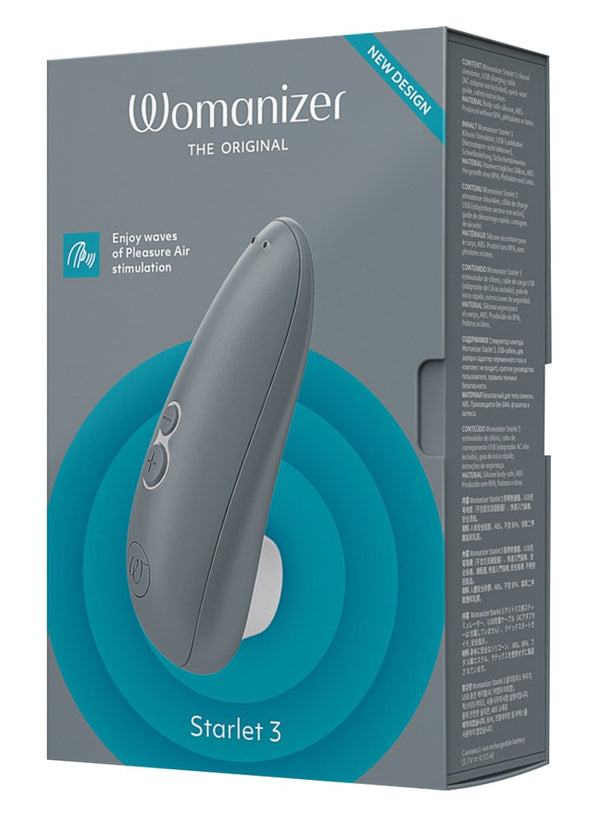 Womanizer Starlet 3: succhia clitoride compatto a 6 livelli, Grigio, foto 3