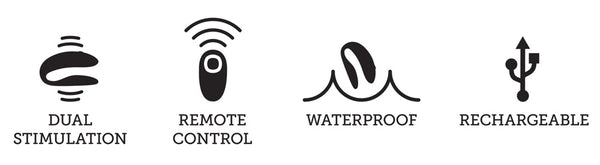We-Vibe Match: vibratore di coppia col telecomando, senza app, foto 6