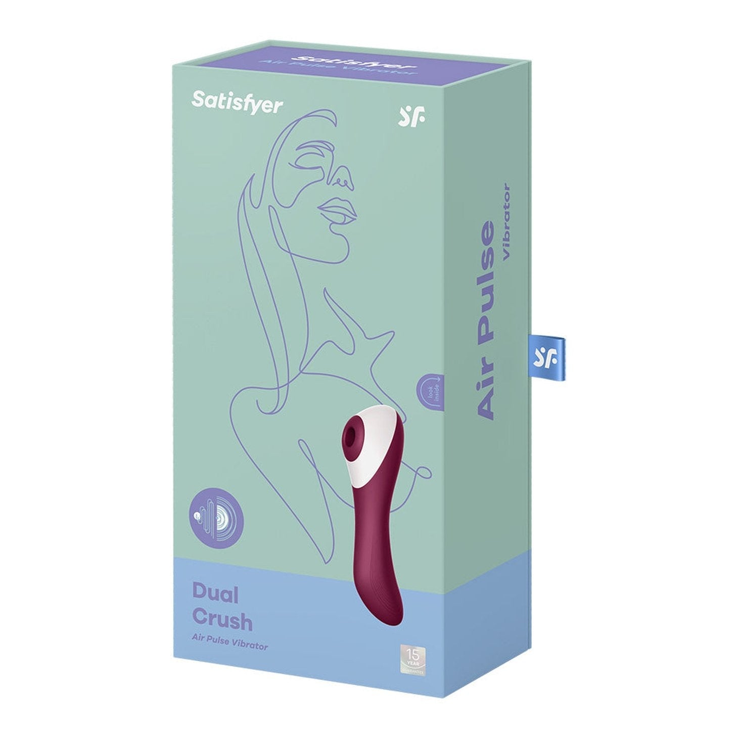 Dual Crush - Insertable Double Air Pulse Vibrator