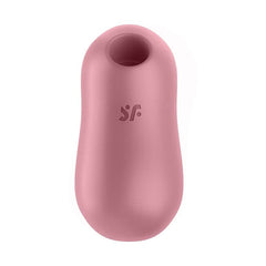 Cotton Candy Double Aire Pulse Vibrator - Light Red