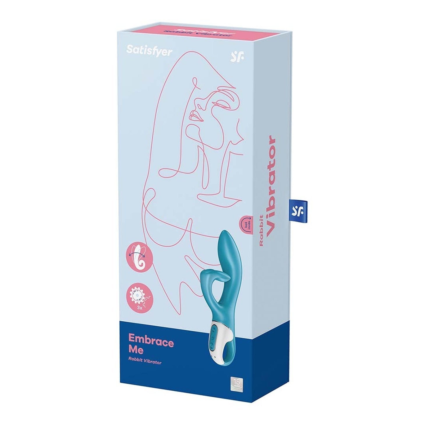 Embrace Me Rabbit Vibrator - Turquoise