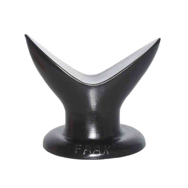 Espansore anale nero FAAK-065 a forma di V con finitura opaca lucida