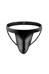 Jockstrap wet look Paris Hollywood: sospensore nero lucido, foto 5