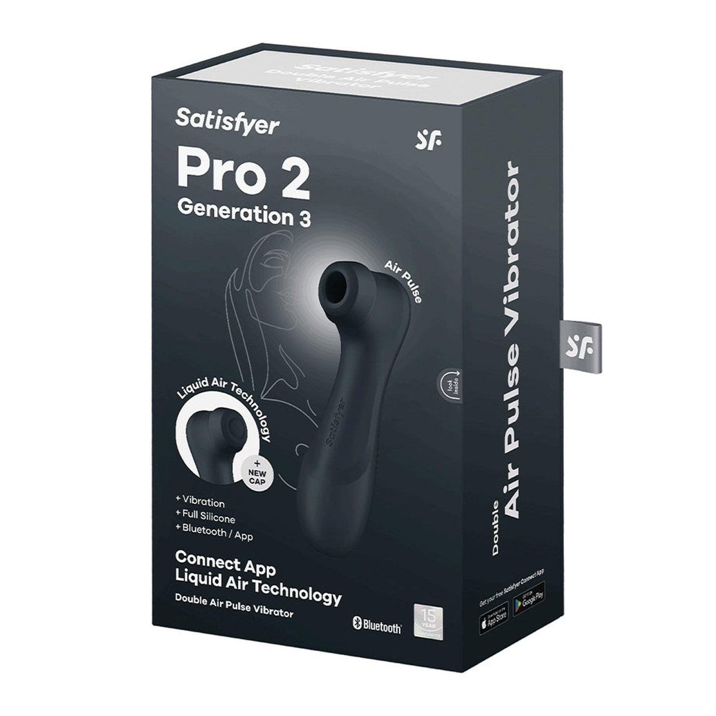 Pro 2 Generation 3 + Liquid Air, Vibration & App - Black