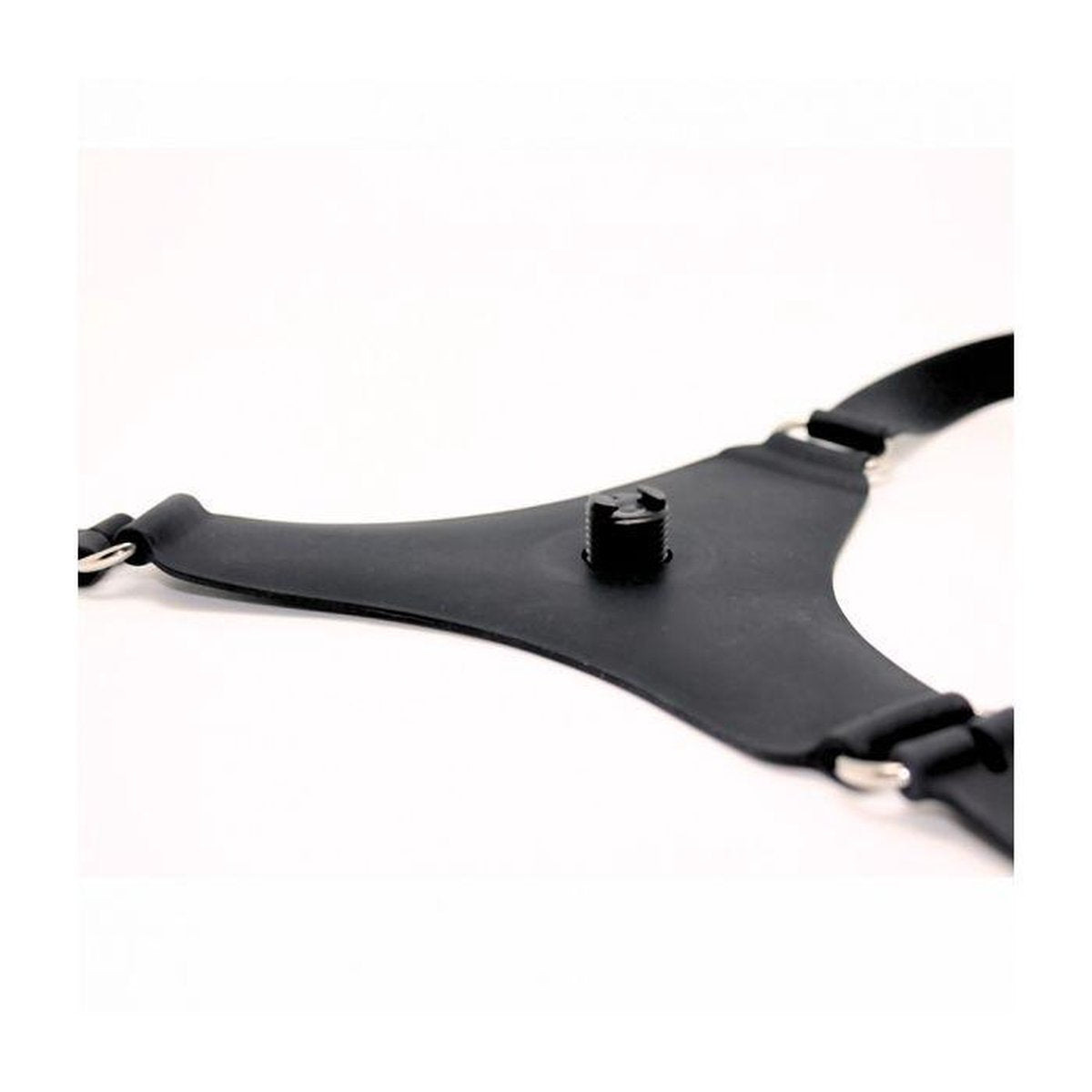 Silcone Strap-On Milano - Nero, 14 cm.