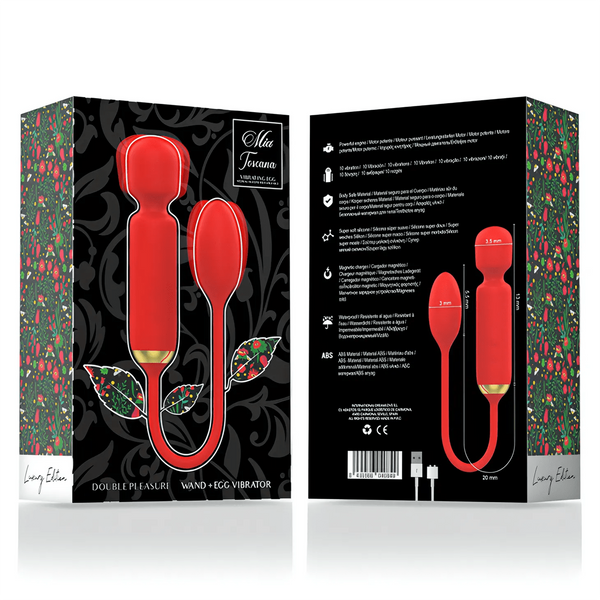 Confezione Luxury Edition Mia Toscana wand massaggiante + ovetto vibrante