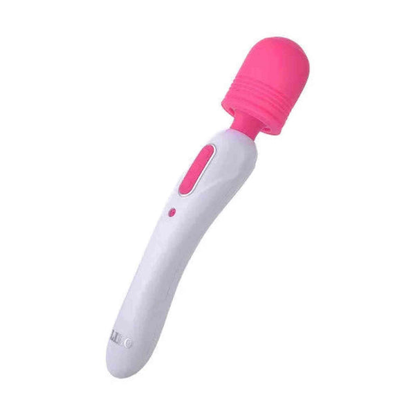 Vibratore wand multifunzione Lillo inclinato pulsante modalità e luce