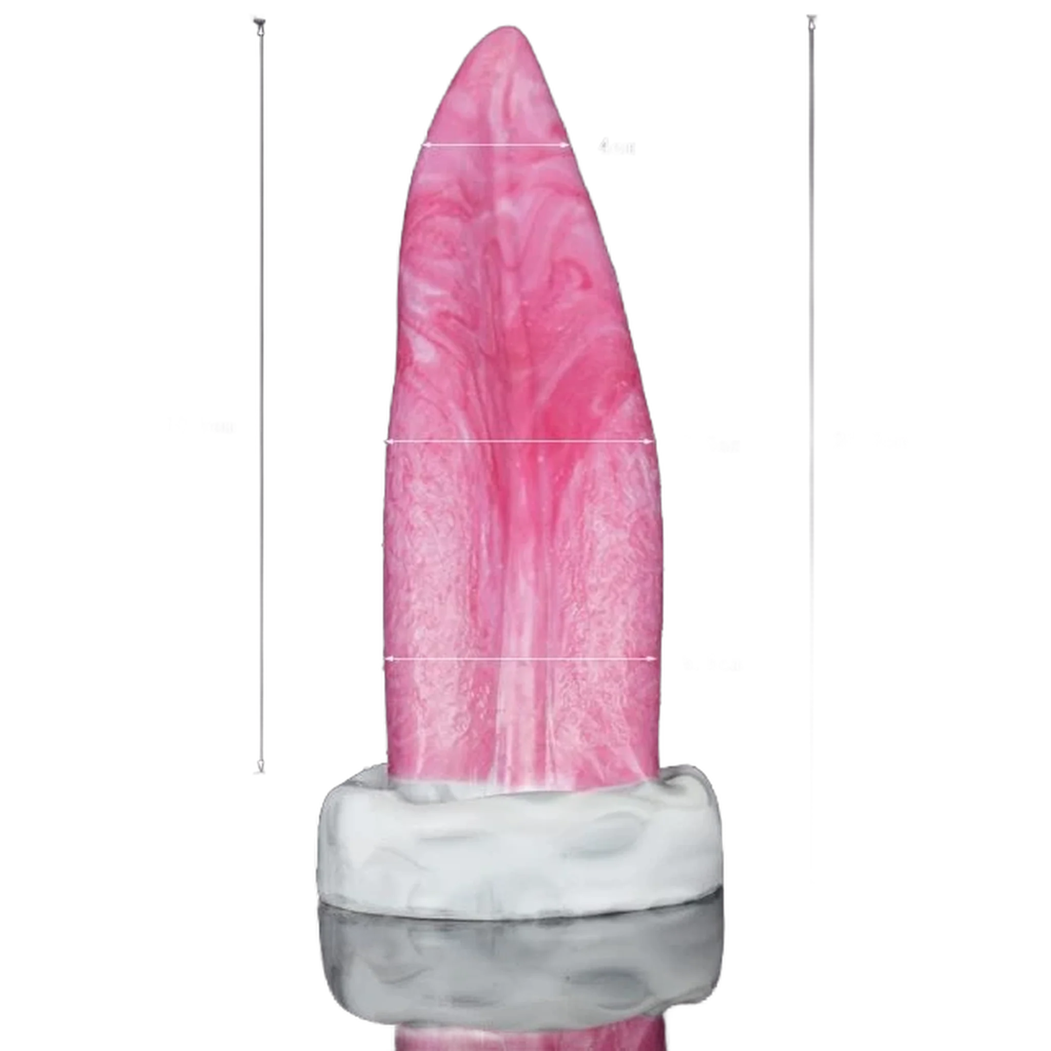 21.2cm Tongue Shape Anal Dildo