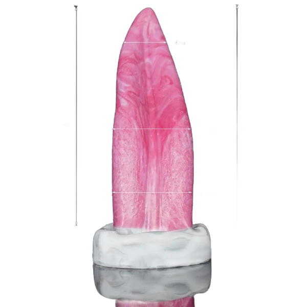 21.2cm Tongue Shape Anal Dildo
