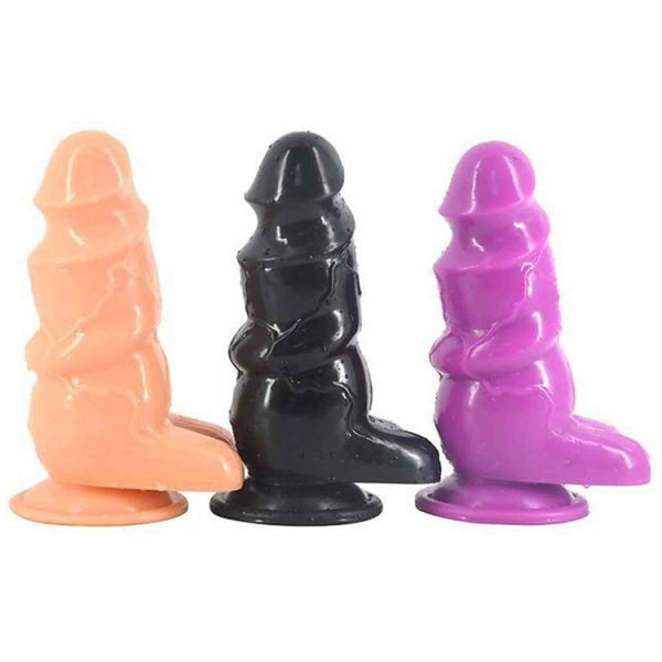 21.7 cm Thick Dildo with Sucker Massage Tool