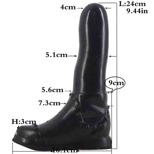 24.2cm Boots Anal Plug