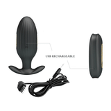 24K Plug Anale Wireless con Vibrazione ed Elettroshock