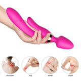 3 in 1 Vibratore Rabbit e Plug Anale