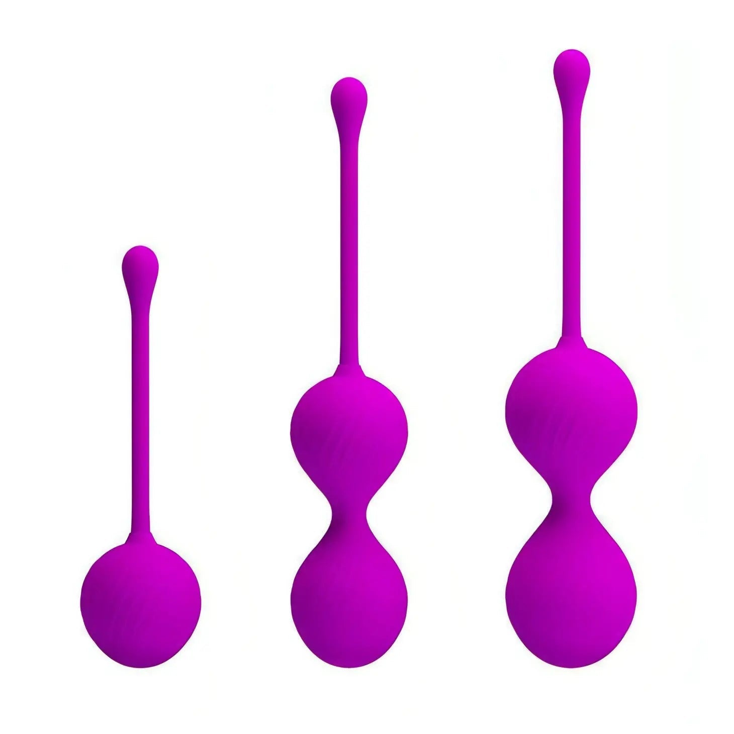 3 in 1 Kegel Ball - Set di 3 palline vaginali in silicone