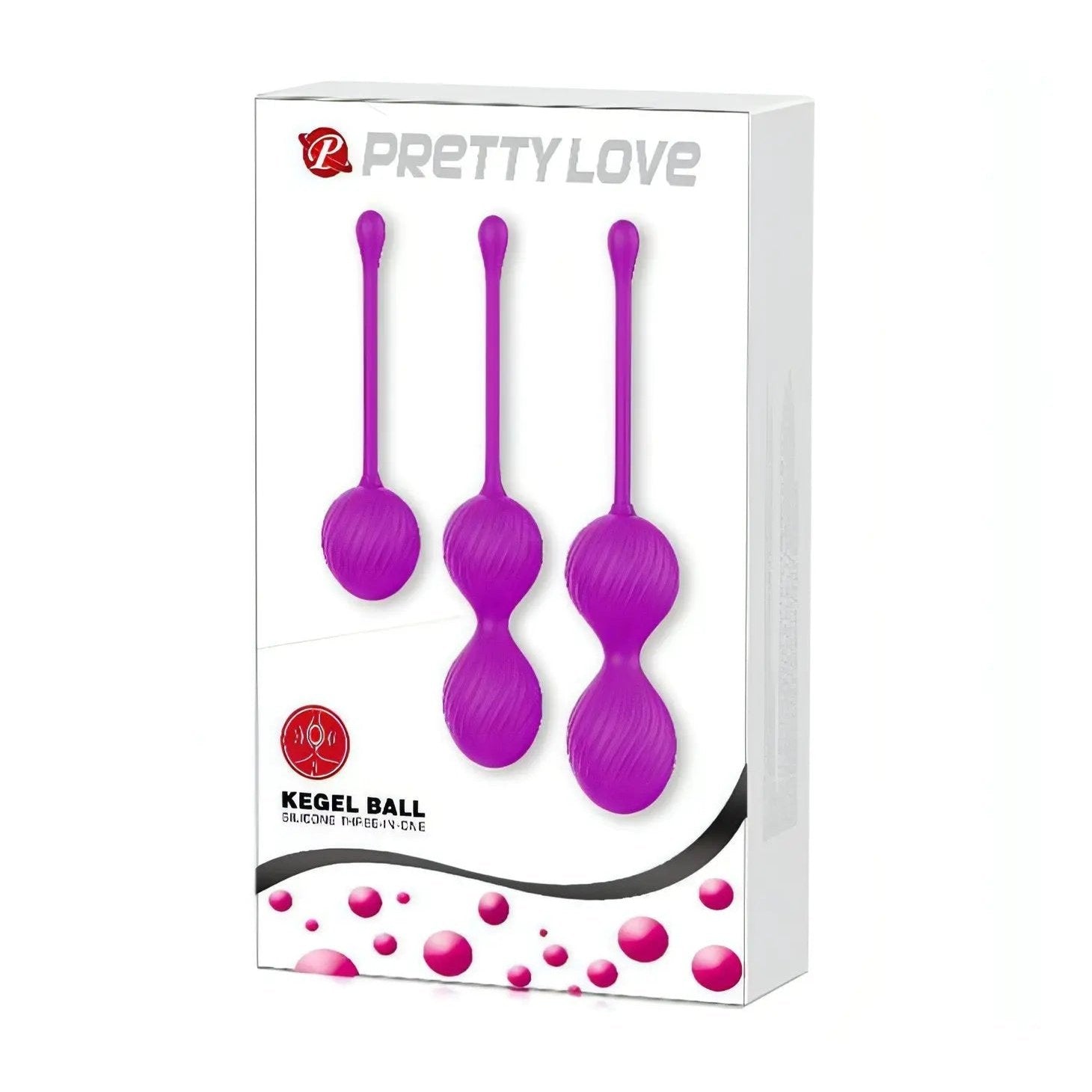 3 in 1 Kegel Ball - Set di 3 palline vaginali in silicone