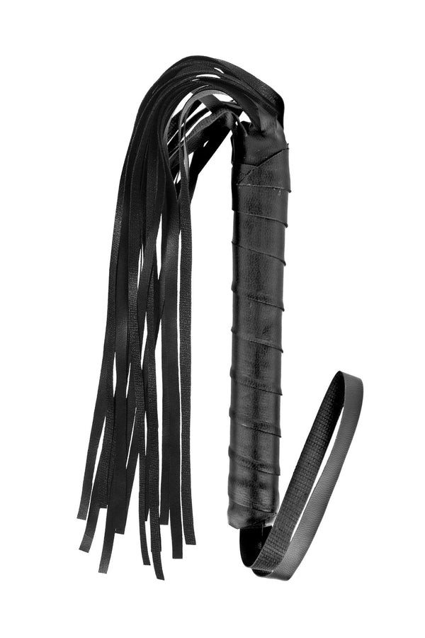 Frustino a code Fetish Tentation: 15 strisce in ecopelle, 57 cm, foto 1