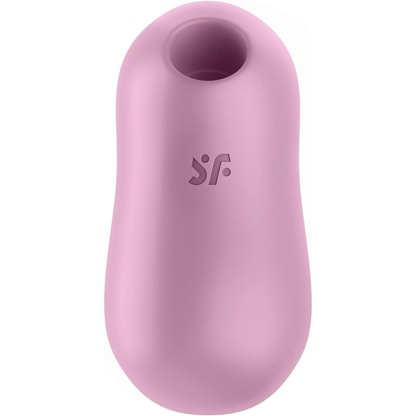 Cotton Candy Double Aire Pulse Vibrator - Light Red