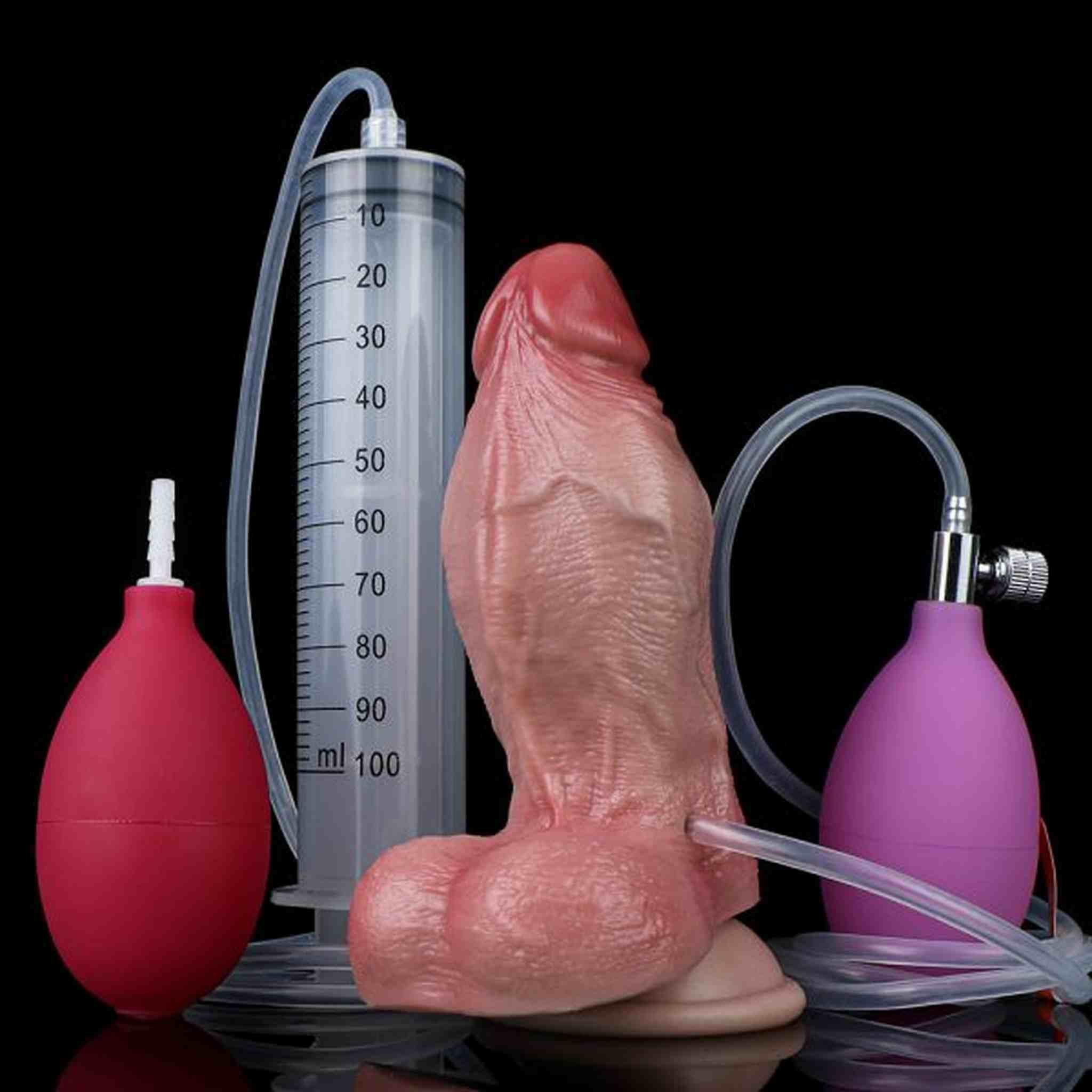 5.7” Inflatable Dildo Realistic Sex Toy For Women