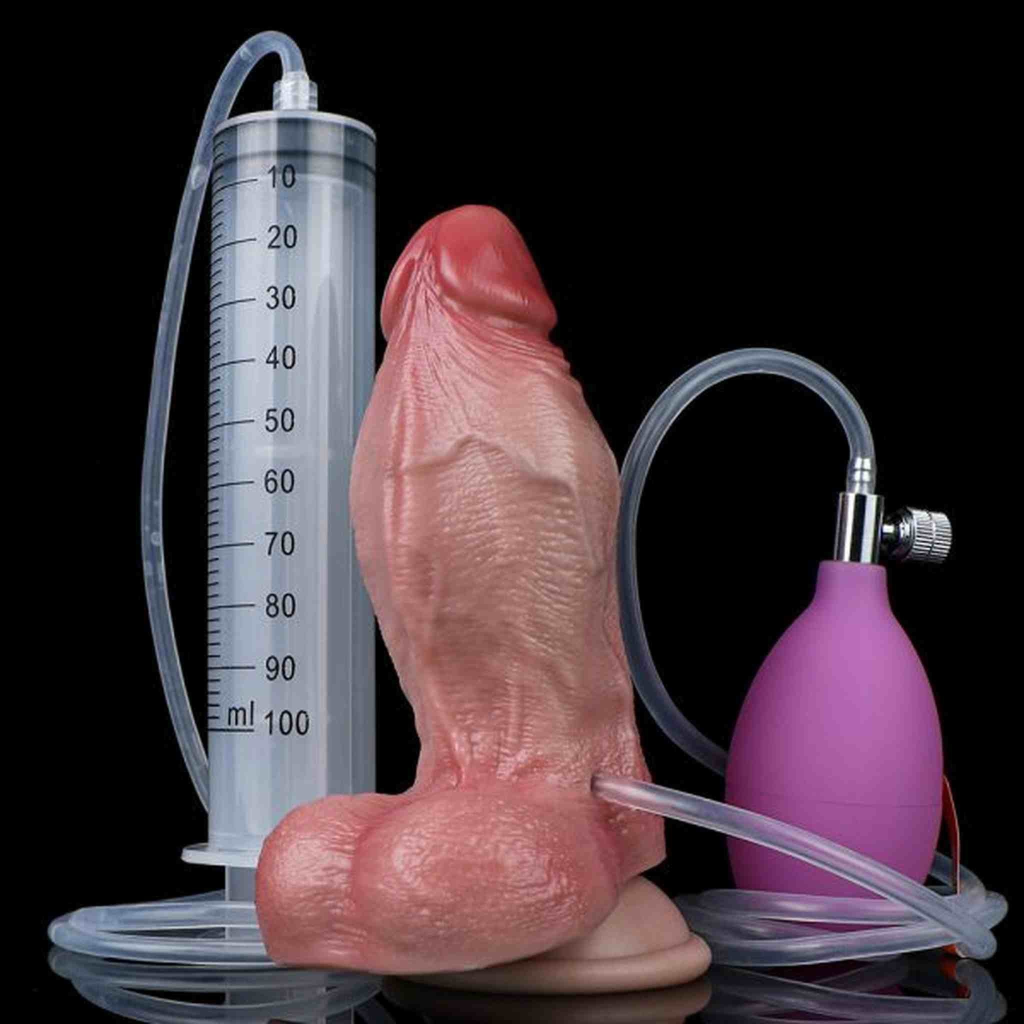 5.7” Inflatable Dildo Realistic Sex Toy For Women
