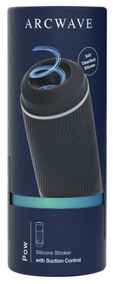 Arcwave Pow: masturbatore manuale con valvola di aspirazione, Nero, foto 7