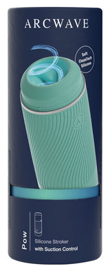 Arcwave Pow: masturbatore manuale con valvola di aspirazione, Verde, foto 3