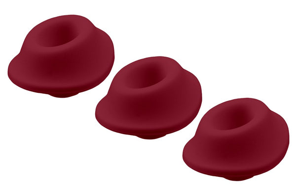 Testine di ricambio Womanizer per Premium 2 e Classic 2: set da 3, Bordeaux S, foto 1