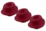 Testine di ricambio Womanizer per Premium 2 e Classic 2: set da 3, Bordeaux M, foto 1