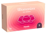 Testine di ricambio Womanizer per Next: set da 3, Viola scuro S, foto 2