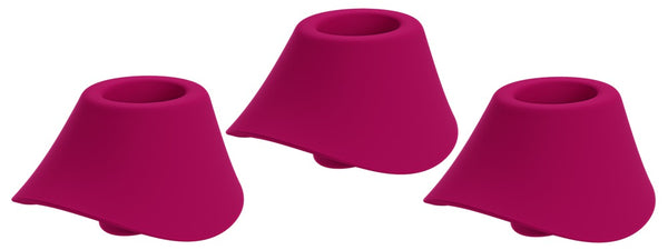 Testine di ricambio Womanizer per Blend: set da 3, Magenta M, foto 1