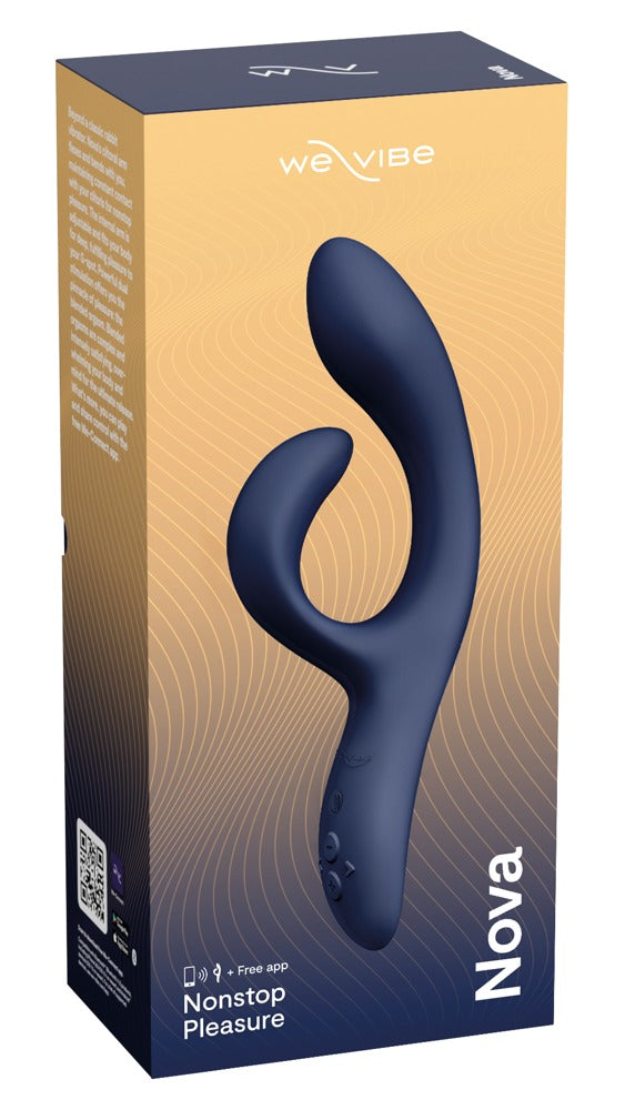 We-Vibe Nova 2: rabbit con braccio clitorideo sempre in contatto, Blu, foto 3