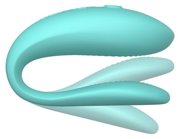 We-Vibe Sync Lite: vibratore di coppia sottile, si usa con l'app, Turchese, foto 4