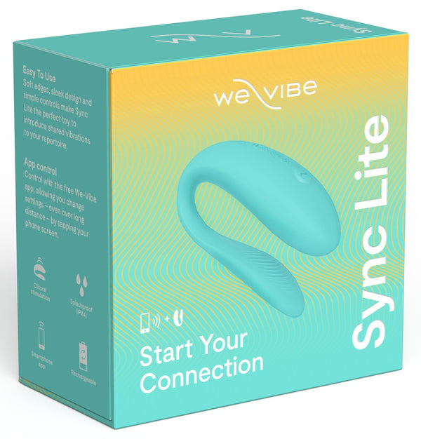 We-Vibe Sync Lite: vibratore di coppia sottile, si usa con l'app, Turchese, foto 7