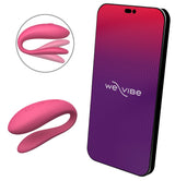 We-Vibe Sync Lite: vibratore di coppia sottile, si usa con l'app, Fucsia, foto 1
