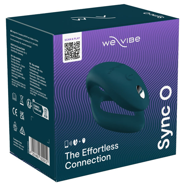 We-Vibe Sync O: vibratore di coppia con anello ovale, Petrolio, foto 3