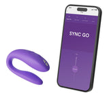 We-Vibe Sync Go: vibratore di coppia compatto e impermeabile, Viola, foto 6