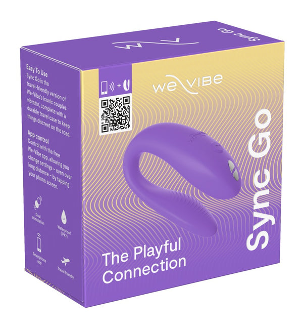 We-Vibe Sync Go: vibratore di coppia compatto e impermeabile, Viola, foto 7